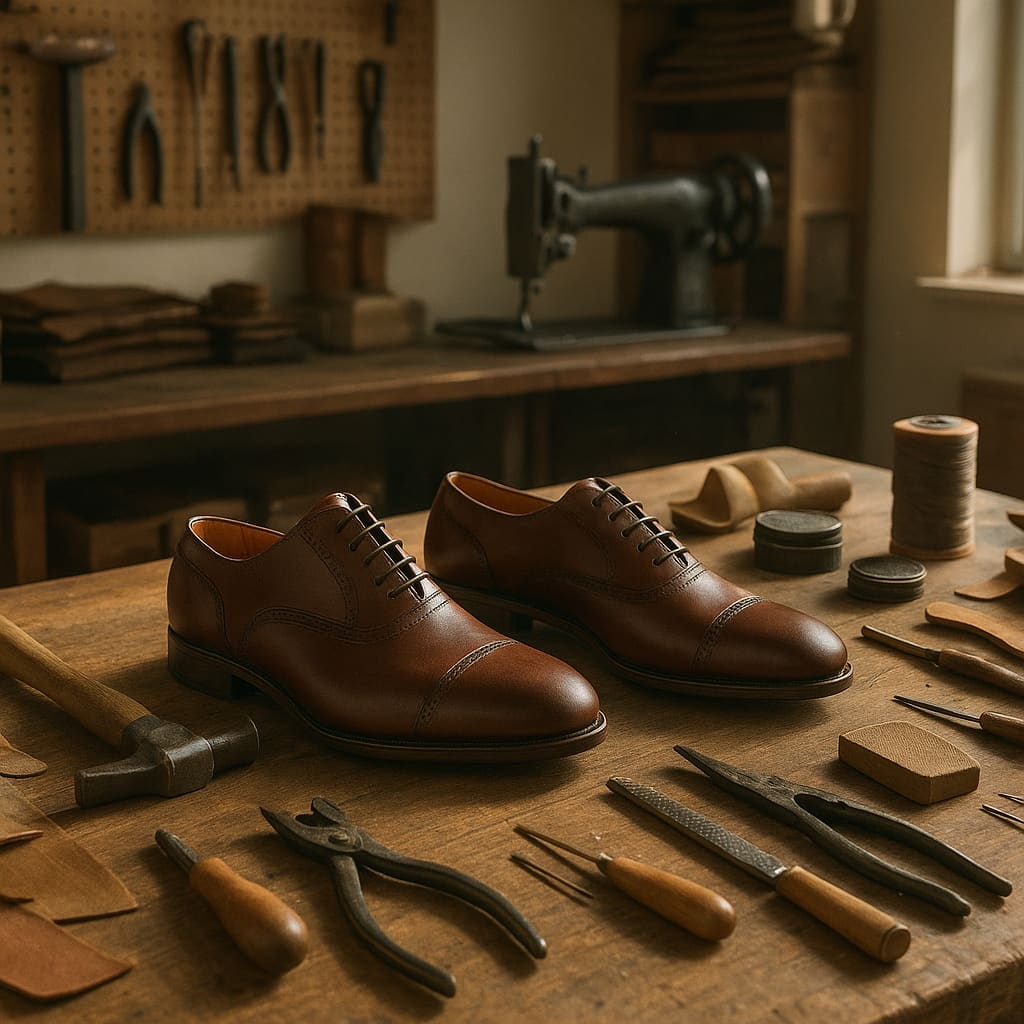 Schuhreparatur Werkbank